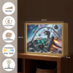 Dino - Ruimte - Jongens Light Box met batterij (Wandlamp) middel -USP_websiteoverzichtDE