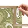Abstract - Textuur - Groen Light Box met batterij (Wandlamp) middel 907 -USP_websiteprintNL