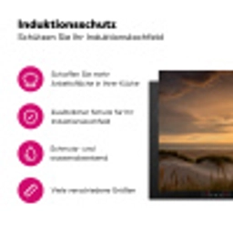 Duinzicht op Zonsondergang Inductie beschermer vinyl 3mm klein -zzzzzzz-lf-ups