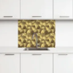 Modern - Cirkel - Goud keuken achterwand 2 middel 865 -3d