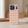 Strepen - Rood - Wit - Patroon Telefoonhoesje iPhone 17 Pro klein 878 -sfeer2