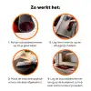Granaatappel - Rood - Fruit Inductie beschermer vinyl 3mm klein -zzzzzzz-td-werking
