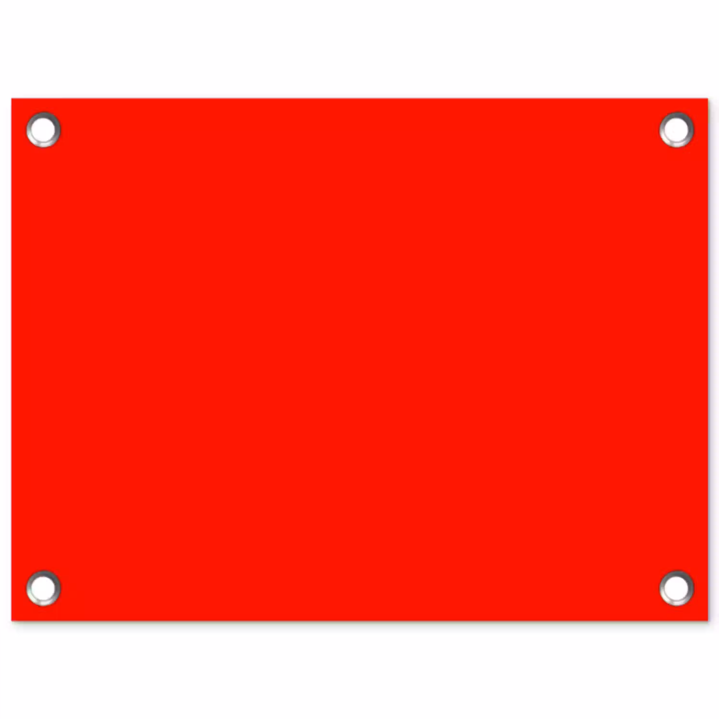 Vibrant - Vermilion - Rood tuinposter los doek klein 239 -3d