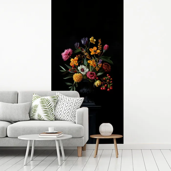 Sierlijk - Boeket - Bladeren fotobehang vinyl groot -woonkamer