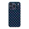Haaien - Roze - Blauw - Zeedieren Telefoonhoesje iPhone 17 Pro klein -3d