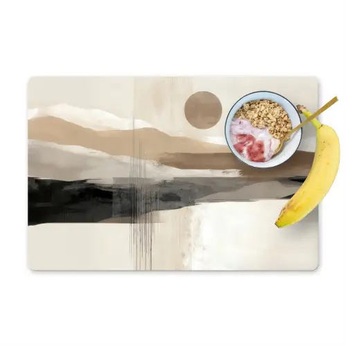Minimalistisch - Landschap - Dimensie Placemat vinyl groot -zzzproduct_Kitchenyeah-website