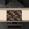 Bruin - Goud - Marmer keuken achterwand spatscherm klein 900 -sfeer1