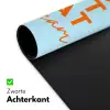 Blauw - Oranje - Tekst Muismat XXL klein -sfeer2