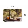 Picknick - Wijn - Kaasplankje Placemat vinyl groot -specs