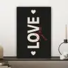 Love - Rood - Valentijn canvas 2cm klein -sfeer6