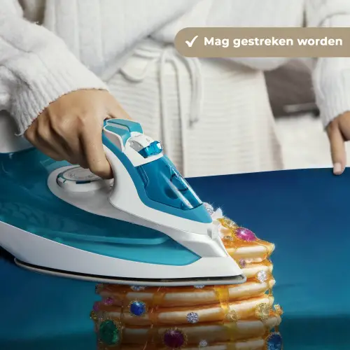 Pannenkoeken - Steentjes - Glitter - Slagroom Wandkleed katoen klein -sfeer9