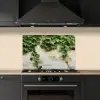 Klimop - Muur - Groen keuken achterwand spatscherm klein -sfeer1