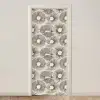Cirkels - Patroon - Zwart deurposter klein 289 -3d_beige
