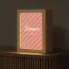 Simmer - Hartjes - Strepen - Roze Light Box met kabel (Tafellamp) klein -z3d_website