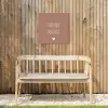 Spreuken - Hakuna matata - Quotes Tuinposter op houten frame 2 cm dik klein -sfeer4
