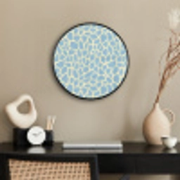 Giraf - Modern - Blauw Fotolijst rond zonder passe partout klein 856 -sfeer1
