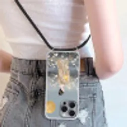 Aziatisch - Vrouw - Kimono Hoesje iPhone 16 Pro Max met koord klein -sfeer5