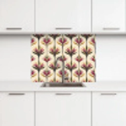 Waaier - Motief - Kleurrijk keuken achterwand 2 middel 865 -3d
