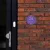 Donkerpaars - Klassiek Naambord Rond klein -sfeer1-rond-XS