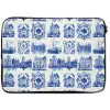 Huizen - Schepen - Blauw laptophoes neopreen klein 279 -zkaufland3dotto
