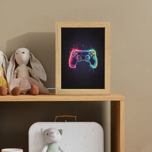 Grafisch - Controller - Neon - Verfspatten Light Box met kabel klein -sfeer2_kind