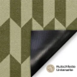 Patroon - Abstract - Groen - Vlakken Deurmat klein -antislip_DE