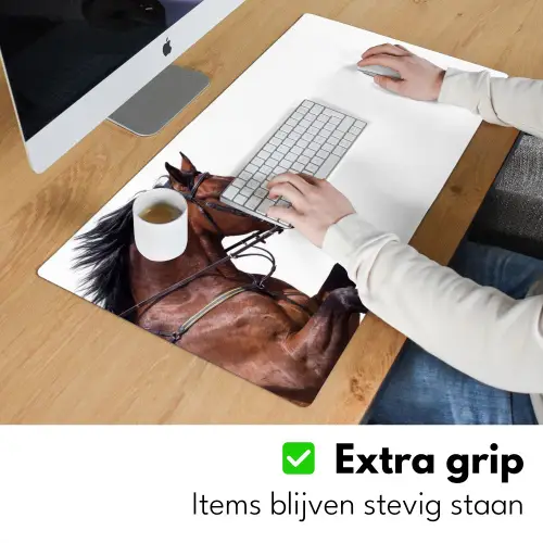 Paard - Springen - Modern Muismat XXL klein -sfeer3