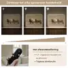 Schapen - Bruin - Wit - Grindpad Light Box met batterij (Wandlamp) middel -USP_dimbaarNL
