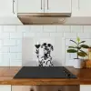 Zonnebril - Dalmatiër - Wijnglas - Tong keuken achterwand spatscherm klein -sfeer2