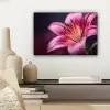 Roze - lelie - Dauwdruppels canvas 2cm klein -sfeer6