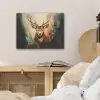 Hert - Geverfd - Gewei - Bruin PET vilt klein -sfeer3