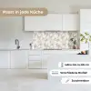 Organisch - Patroon - Gemêleerd keuken achterwand 2 middel 871 -sfeer4_DE