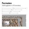 Waaiervorm - Beige - Vezel textuur Muismat XXL klein 681 -sfeer5