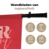 Star girl - Rood - Panter - Ster Wandkleed katoen klein -sfeer2