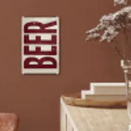 Japandi - Beer - Red - Retro plexiglas 5mm klein -sfeer5