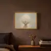 Dromerig - Beige - Paardenbloemzaadjes Light Box met batterij (Wandlamp) middel -sfeer4