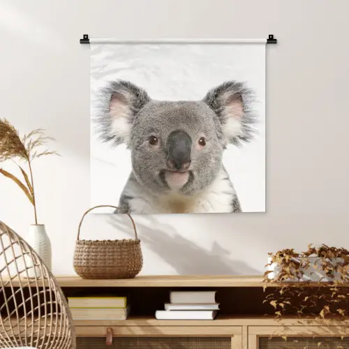 Koala - Koala beer - Meisjes - Jongens - Kinderen - Dieren Wandkleed katoen klein -sfeer5