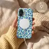 Panterprint - Blauw - Groen - Dierenprint Toughcase MagSafe Apple iPhone 17 klein -USP_MagsafeV