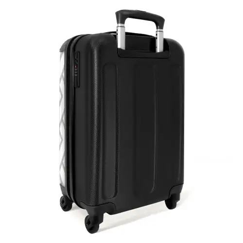 Grafisch - Patroon - Modern - Lijn NBS - Handbagage koffer - Kinderen Unisex middel 644 -achterkant