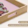 Sushi - Rolletjes - Steentjes - Kleurrijk Dienblad Rechthoek middel -USP_HandgreepNL