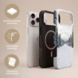 Weg - Sneeuw - Naaldbos - Winter - Avontuurlijk Toughcase MagSafe Apple iPhone 17 Pro Max klein -USP_Lagen_NL
