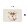 Hert - Bohemian - Bloemen - Bosdieren Placemat vinyl groot -specs