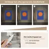 Vorm - Rond - Minimalistisch - Blauw Light Box met kabel (Tafellamp) klein -USP_dimbaarNL