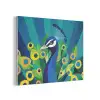 Pauw - Cirkels - Blauw PET vilt klein -3d