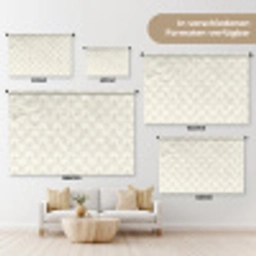 Patroon - Bloemen - Beige Wandkleed katoen klein 269 -tsfeer8_DE