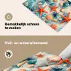 Zeesterren - Schelpen - Illustratie - Zand Inductie beschemer met haakjes klein -ky-schoon-nl