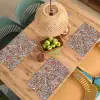 Blauw - Waterverf - Chaos Placemat vinyl groot 368 -zzsfeer5_Kitchenyeah-website