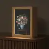 Bloemen - Art - Pastel - Quotes Light Box met kabel (Tafellamp) klein -z3d_website