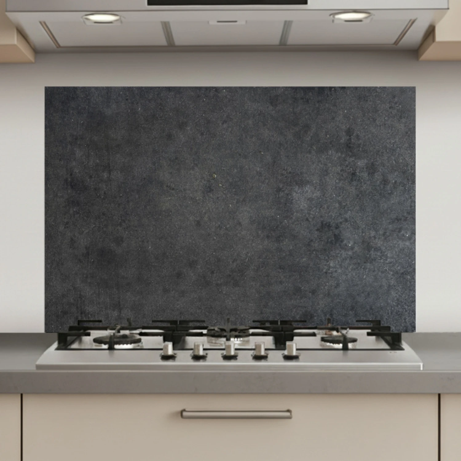 Industrieel - Leisteen - Grijs - Structuur - Beton keuken achterwand spatscherm klein -3d_website