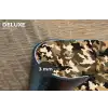 Woestijnkleur - Natuurlijk - Camouflage Placemat vinyl groot 368 -closeup
